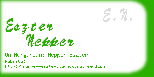 eszter nepper business card